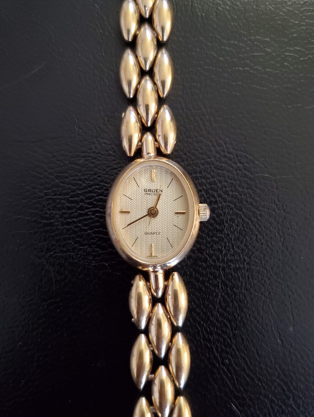 vintage Gruen Precision ladies quartz wristwatch